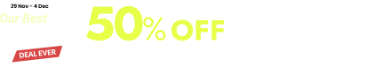 friday sale with 50%